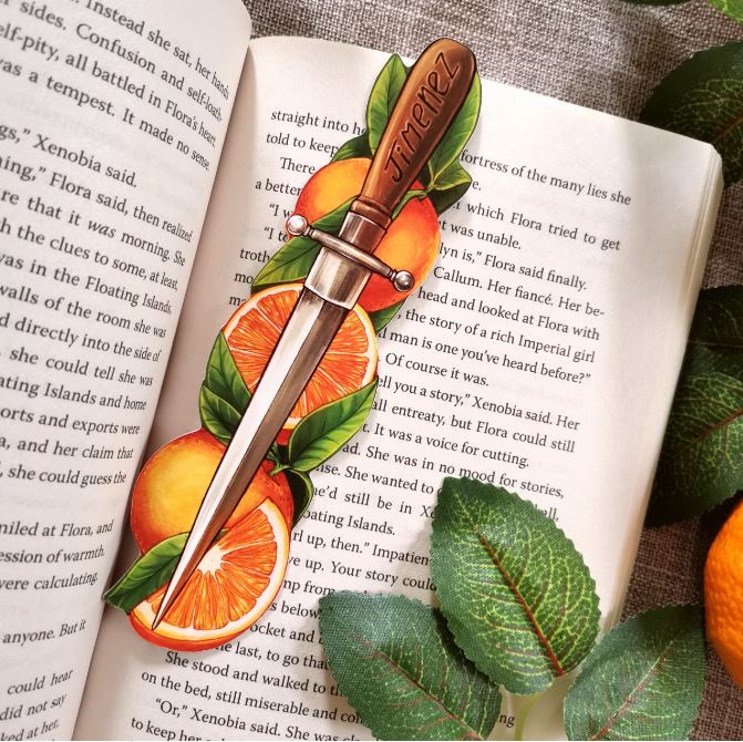Dagger & Oranges Bookmark