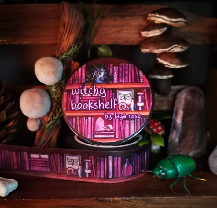 Witchy Bookshelf Washi Tape
