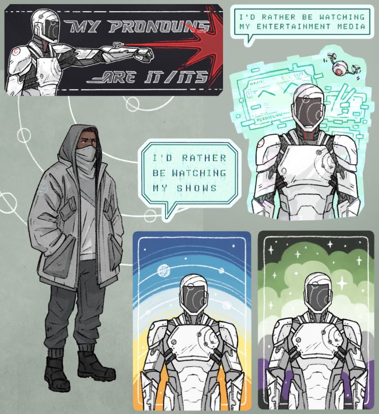 Murderbot Stickers