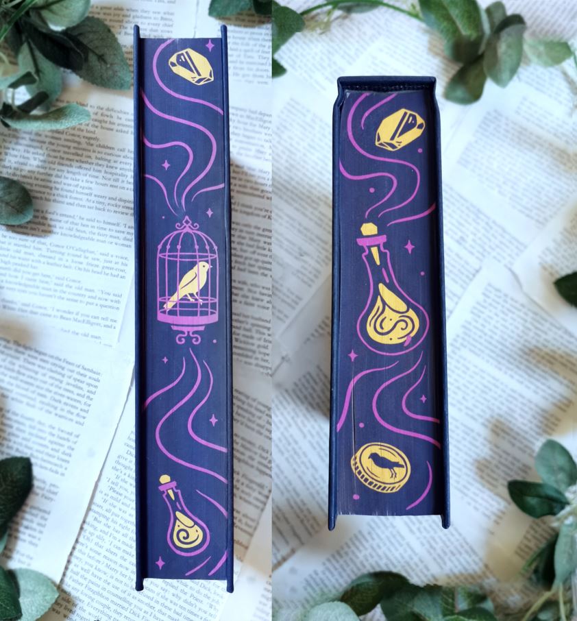 Owlcrate Stenciled Edges design Owlcrate Stenciled Edges design