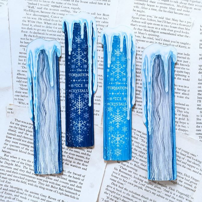 Ice Crystals bookmark Ice Crystals bookmark