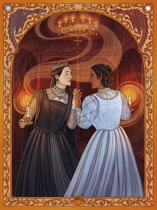 Priory of the Orange Tree puzzle illustration