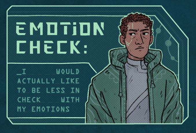 Murderbot Emotion Check fanart