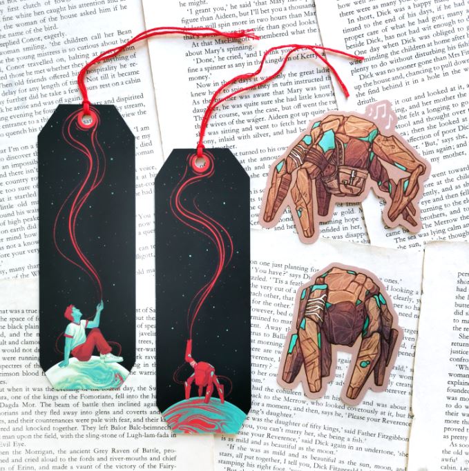 Project Hail Mary bookmark & stickers